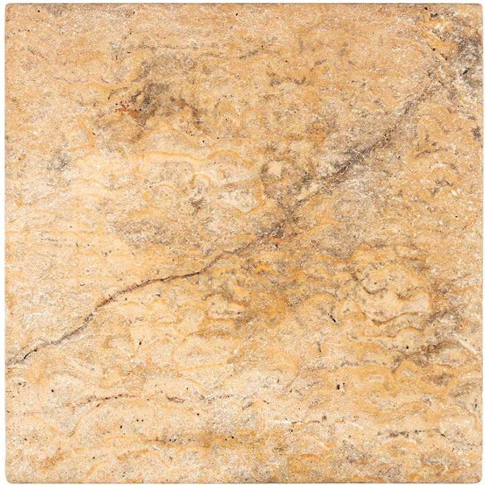 Scabos Cross Cut Travertine Tile Tumbled 1