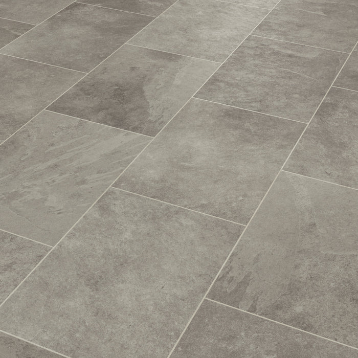 Vinyl Grey Riven Slate Vinyl Tile Smooth 2