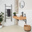 Vinyl Ivory Riven Slate Vinyl Tile Polyurethane 3 3