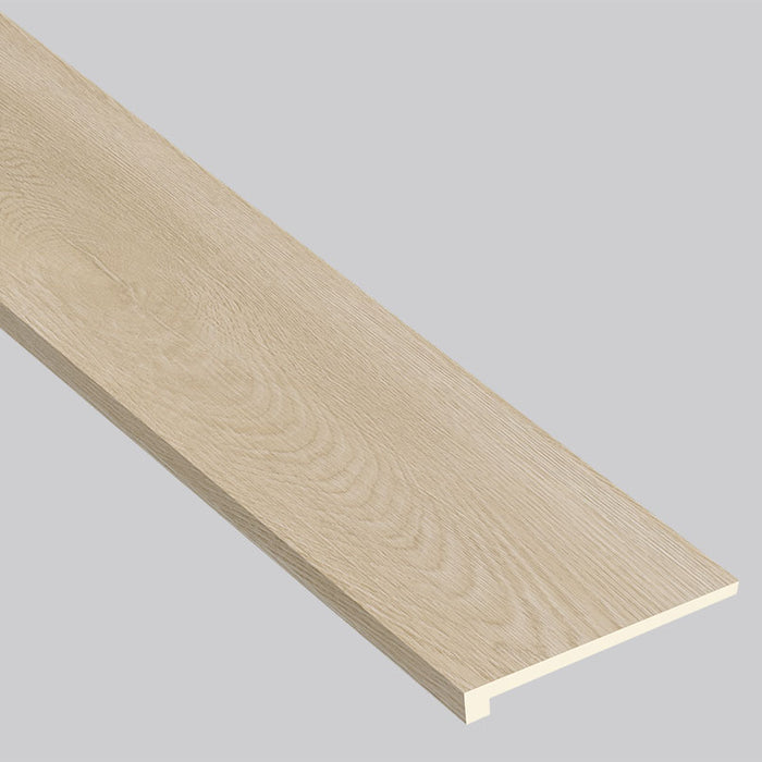 Everlife LVT Shorecliffs Schertz Oak Luxury Vinyl Moulding / Trim - 12" x 47.25" Stair Tread Eased Edge