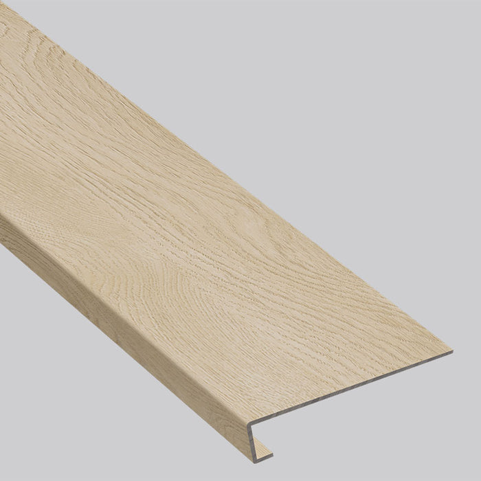 Everlife LVT Shorecliffs Schertz Oak Luxury Vinyl Moulding / Trim - 12" x 47.25" Stair Tread Eased Edge