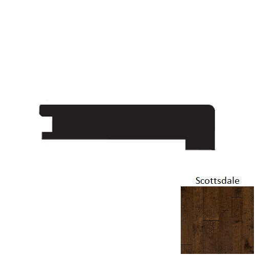 Timeless Collection Wood Scottsdale Flush Square Stair Nose Wire Brushed 1