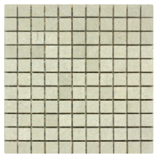 Sea Grass Honed Limestone Mosaic - 1" x 1"