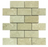 Sea Grass Honed Limestone Mosaic - 2" x 4" Brick