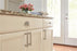 Sea Grass Zinc Satin Nickel Cabinet Pull 3