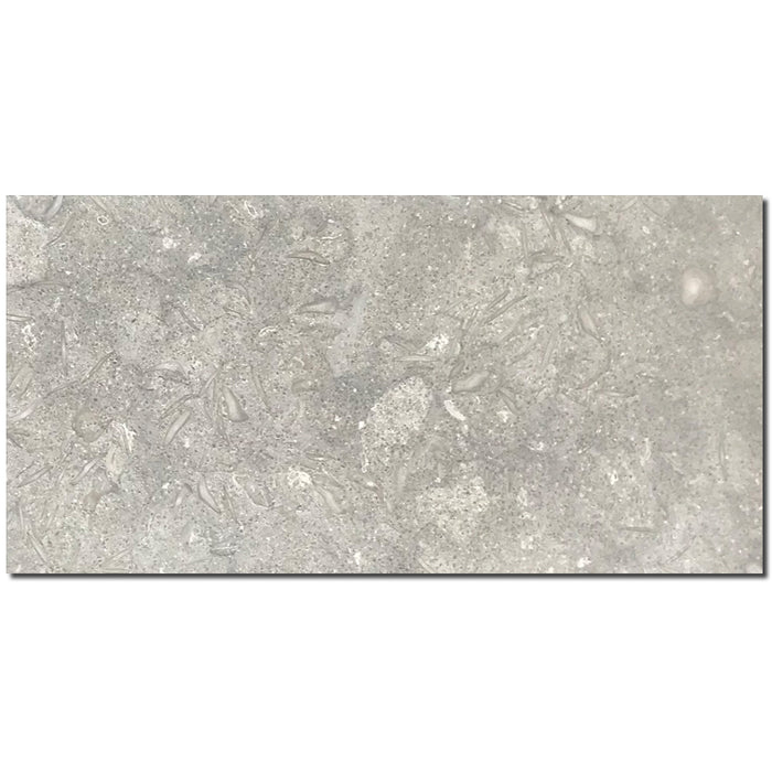Sea Grass Honed Limestone Tile - 12" x 12" x 3/8"
