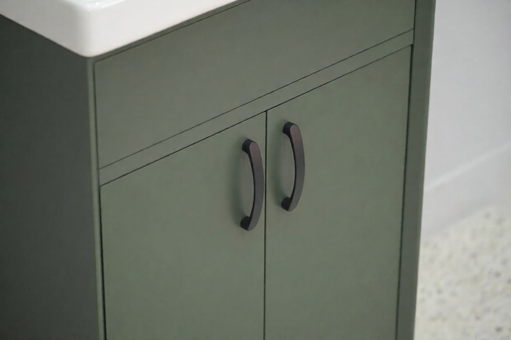 Sempre Wood Pine Green Bathroom Vanity Pine Green 5