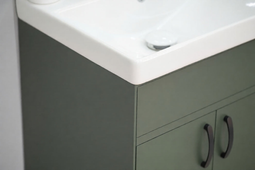 Sempre Wood Pine Green Bathroom Vanity Pine Green 6