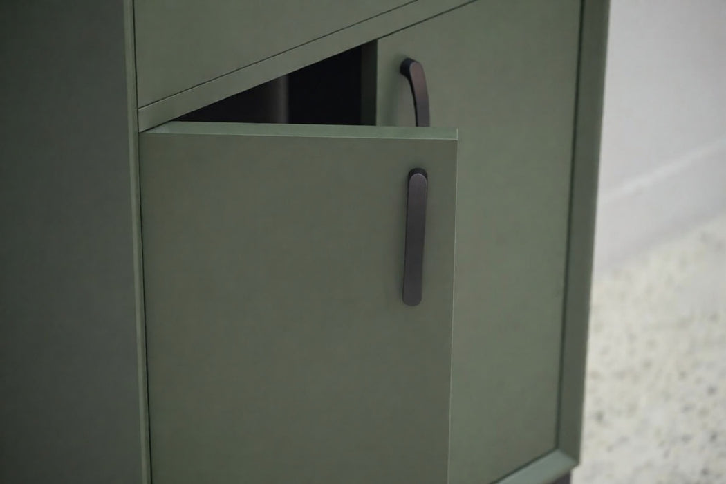 Sempre Wood Pine Green Bathroom Vanity Pine Green 7