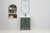 Sempre Wood Pine Green Bathroom Vanity Pine Green 2