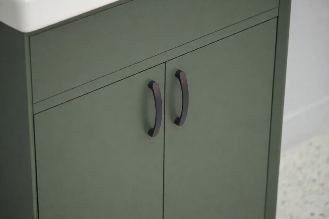 Sempre Wood Pine Green Bathroom Vanity Pine Green 5