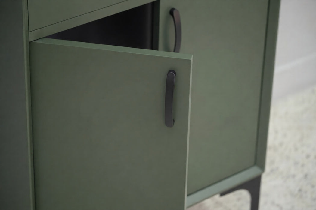 Sempre Wood Pine Green Bathroom Vanity Pine Green 7