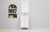 Sempre Wood White Bathroom Vanity White 2