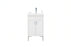 Sempre Wood White Bathroom Vanity White 1