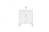 Sempre Wood White Bathroom Vanity White 1
