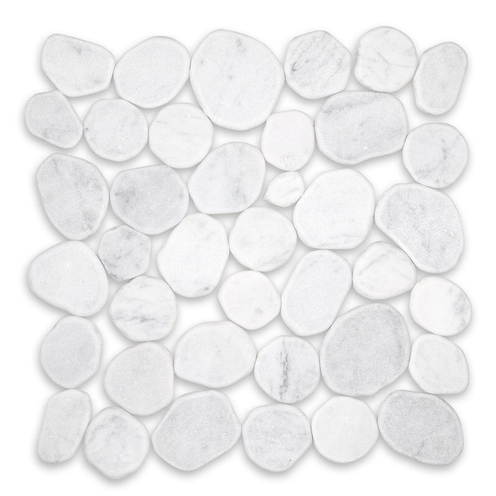 Serenity Puzzle Tumbled Natural Stone Pebble - 12" x 12" x 3/8"