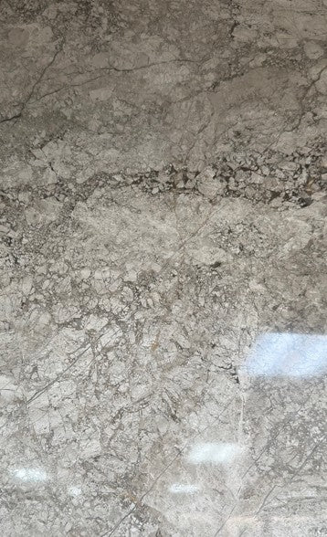 Full Tile Sample - Shadow Grey Marble Tile - 12" x 24" x 1/2" Polished