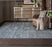 Silk Shadows Blue Stone Wool Blend 