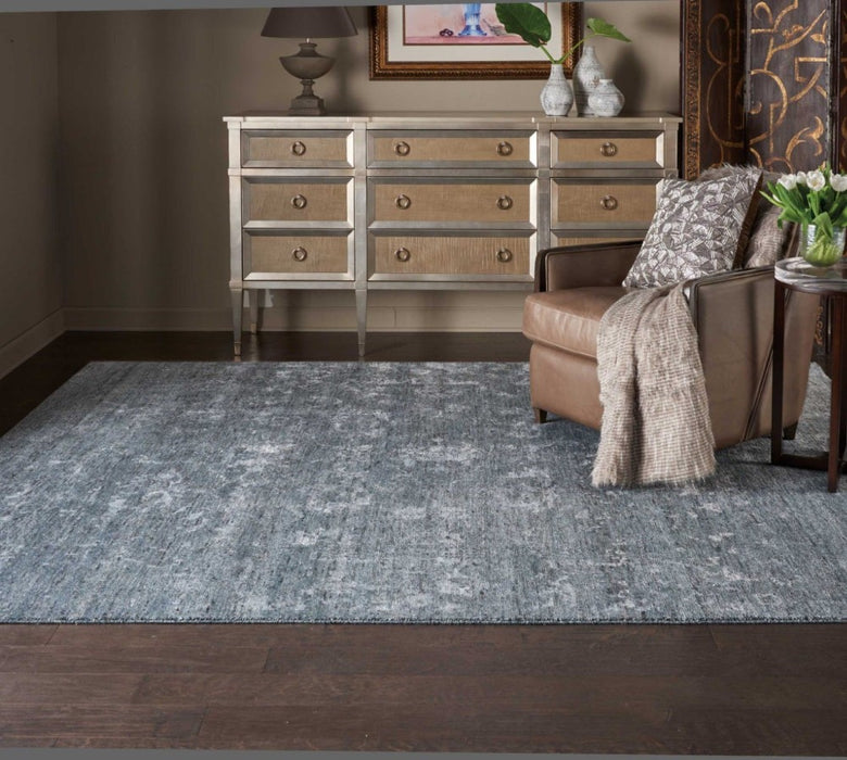 Silk Shadows Blue Stone Wool Blend 
