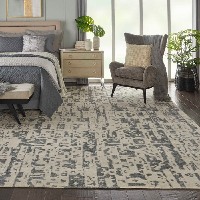 Silk Shadows Ivory Grey Wool Blend IVGRY