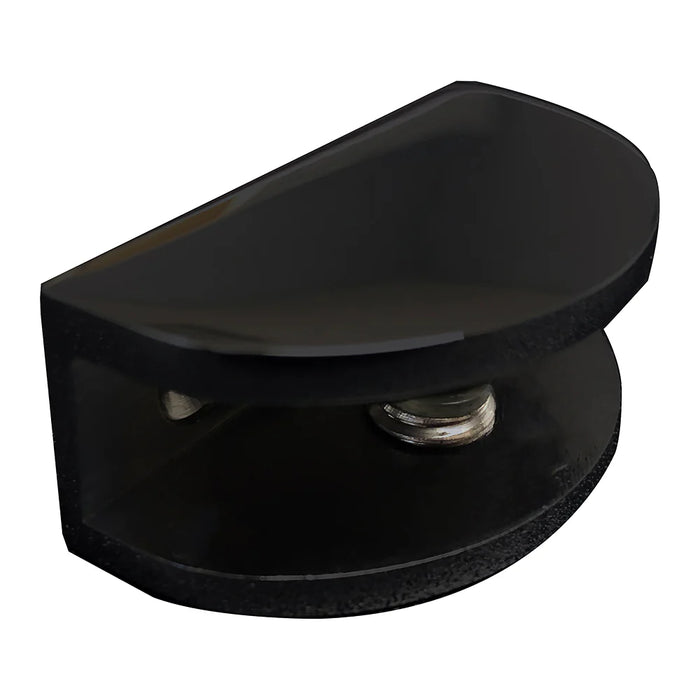 Glass Matte Black Bathroom Shelf Matte Black 2