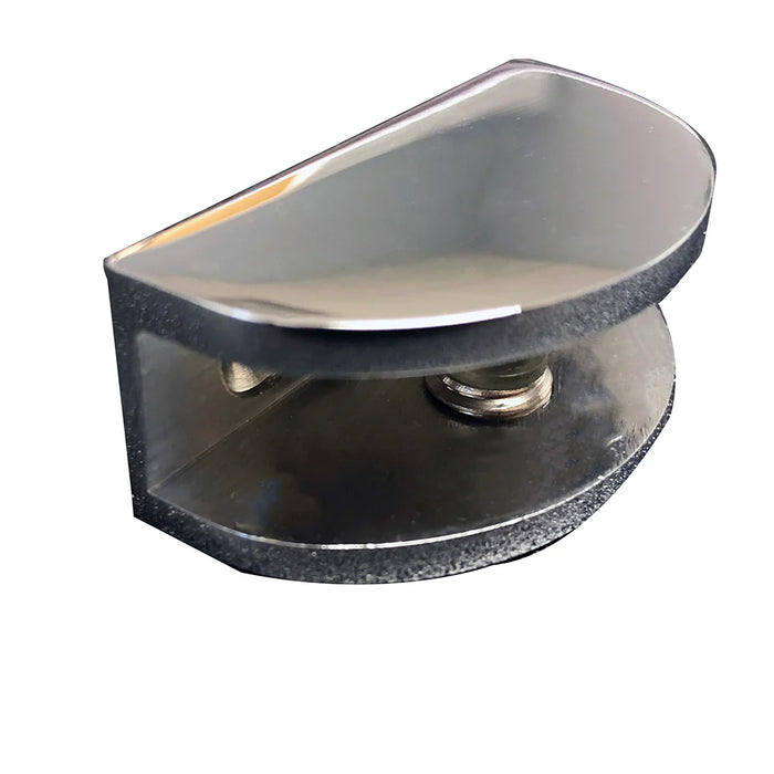 Glass Silver Bathroom Shelf Silver 2