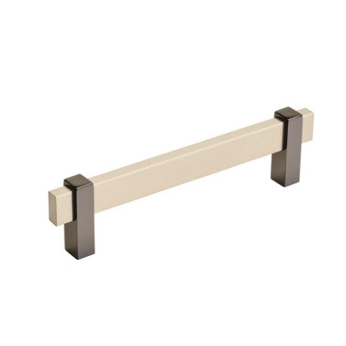 Mulino Aluminum Silver Champagne / Black Nickel Cabinet Pull 1