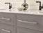 Separa Aluminum Silver Champagne Cabinet Pull 3