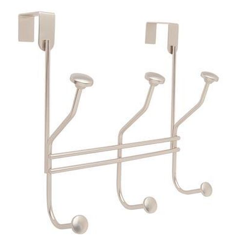 Over-the-Door Steel Silver Hook 1