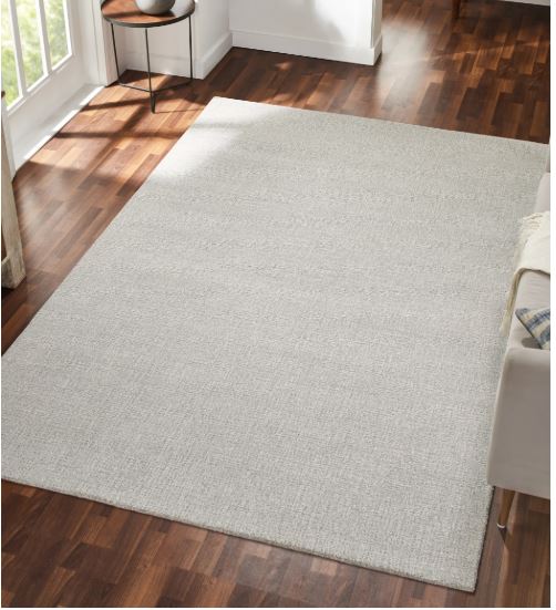 Tucker Wool Sky CLOUD Area Rug TUCKR Textured 2