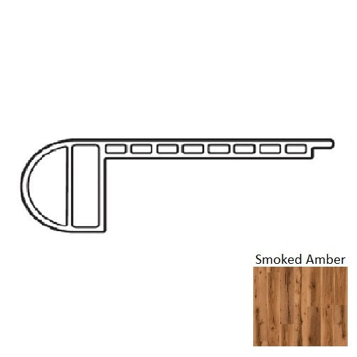 Enchanted Forest Vinyl Smoked Amber Esmok Stair Nose Urethane 1