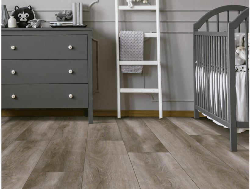 Cortona Plus Blue Vinyl Smoked Tan Luxury Vinyl Plank Urethane 2