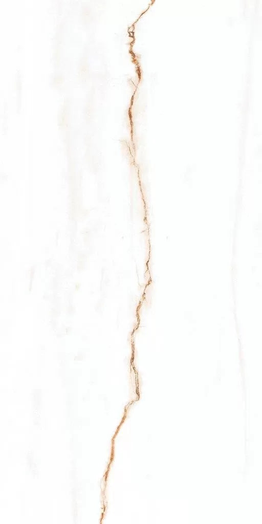 Rosalia Gold White Porcelain Tile - Matte