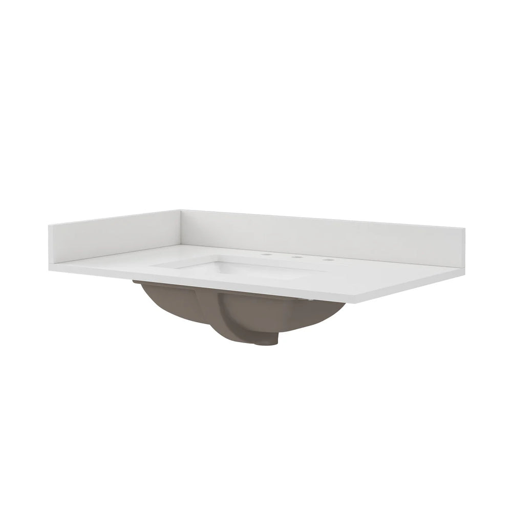 Ceramic White Vanity Top Glossy 2