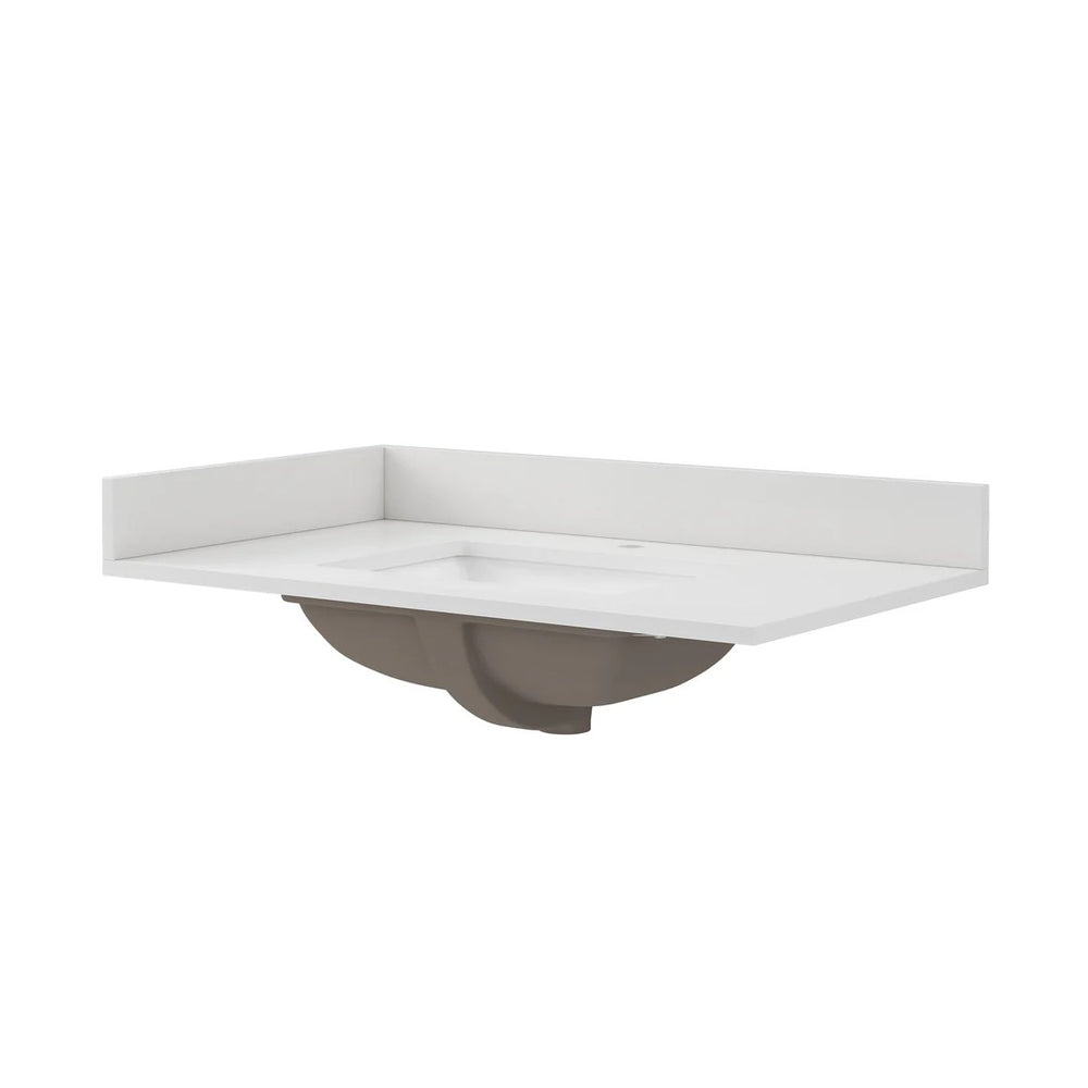 Ceramic White Vanity Top Glossy 2