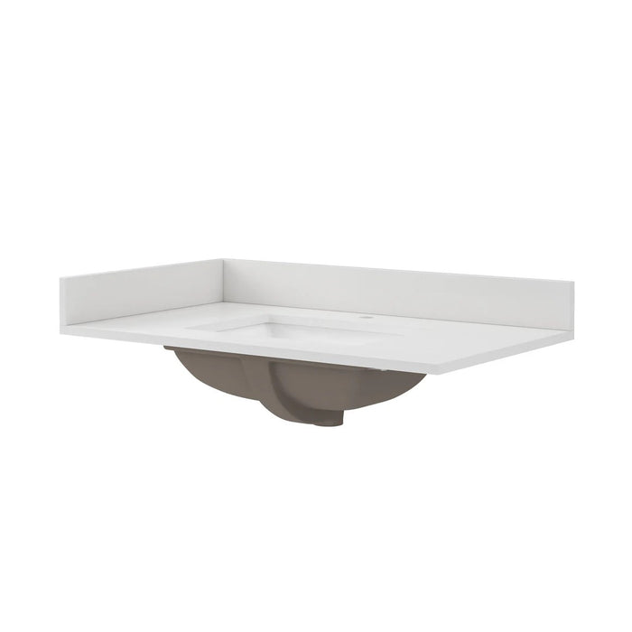 Ceramic White Vanity Top Glossy 2