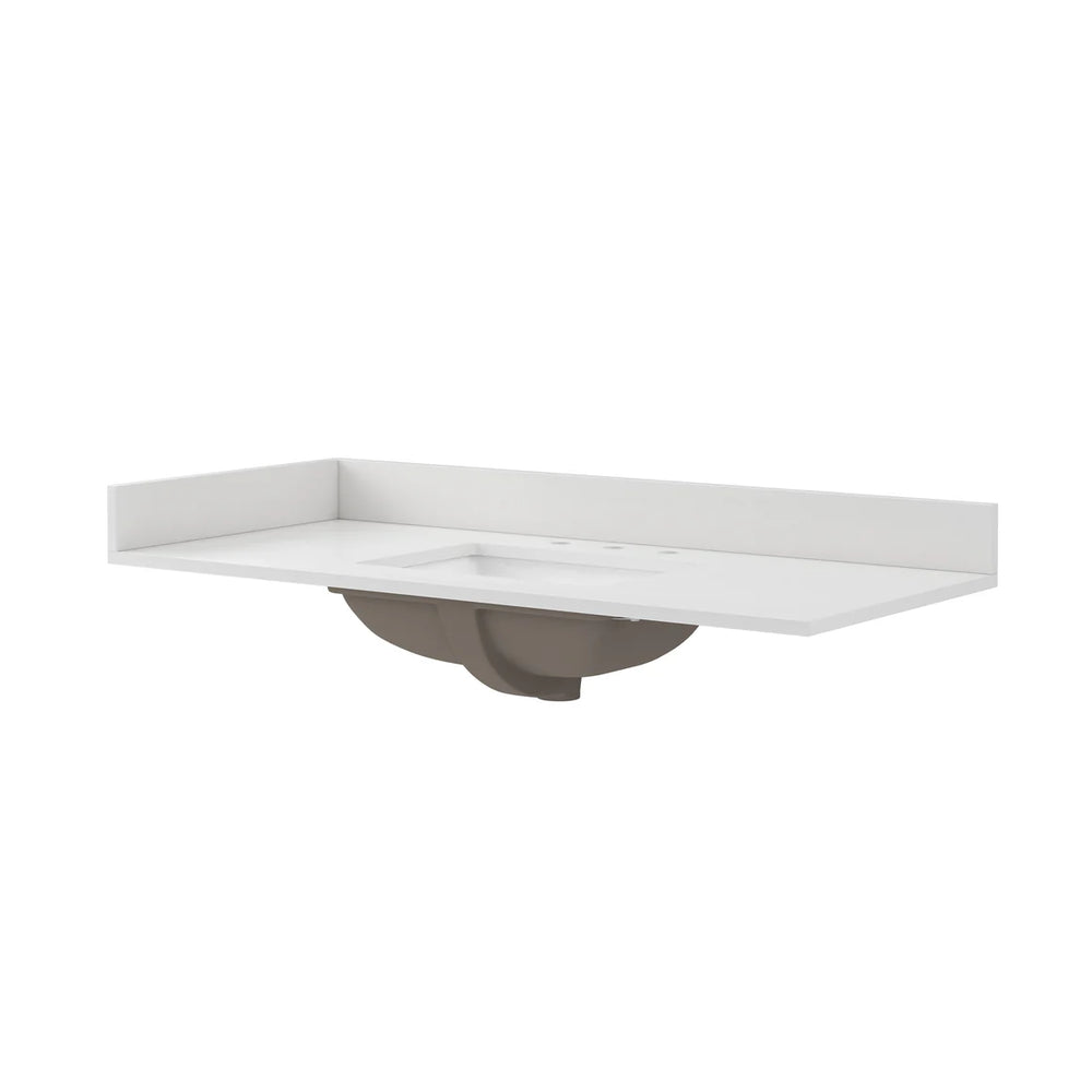 Ceramic White Vanity Top Glossy 2
