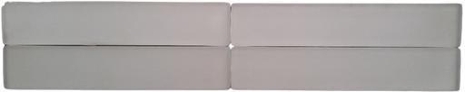 Snow Cap Glass Tile - 1.6" x 8.5" x 3/8" Etched