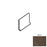 Arricciato Roast Porcelain Floor & Wall Trim - 6" x 12" Rounded Top Cove Base