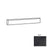 Axivis Soot Porcelain Floor & Wall Trim - 3" x 24" Bullnose