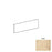 Primova Arid Porcelain Floor & Wall Trim - 3" x 12" Bullnose