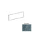 Primova Azure Hue Porcelain Floor & Wall Trim - 3" x 12" Bullnose