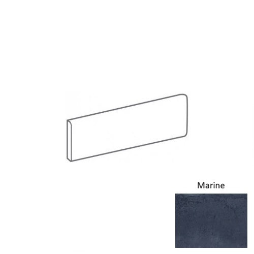 Primova Marine Porcelain Floor & Wall Trim - 3" x 12" Bullnose