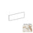 Raffine Venetian Gilded Porcelain Floor & Wall Trim - 3" x 24" Bullnose