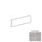Reverova Arch Crisp Pewter Porcelain Floor & Wall Trim - 3" x 12" Bullnose