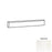 Substrova Alabaster Porcelain Floor & Wall Trim - 3" x 24" Bullnose