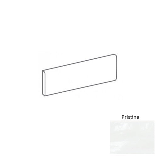 Urbanore Pristine Porcelain Floor & Wall Trim - 3" x 12" Bullnose