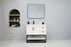 Solana Wood White Bathroom Vanity White 2