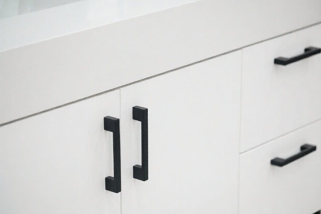 Solana Wood White Bathroom Vanity White 6