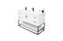 Solana Wood White Bathroom Vanity White 3